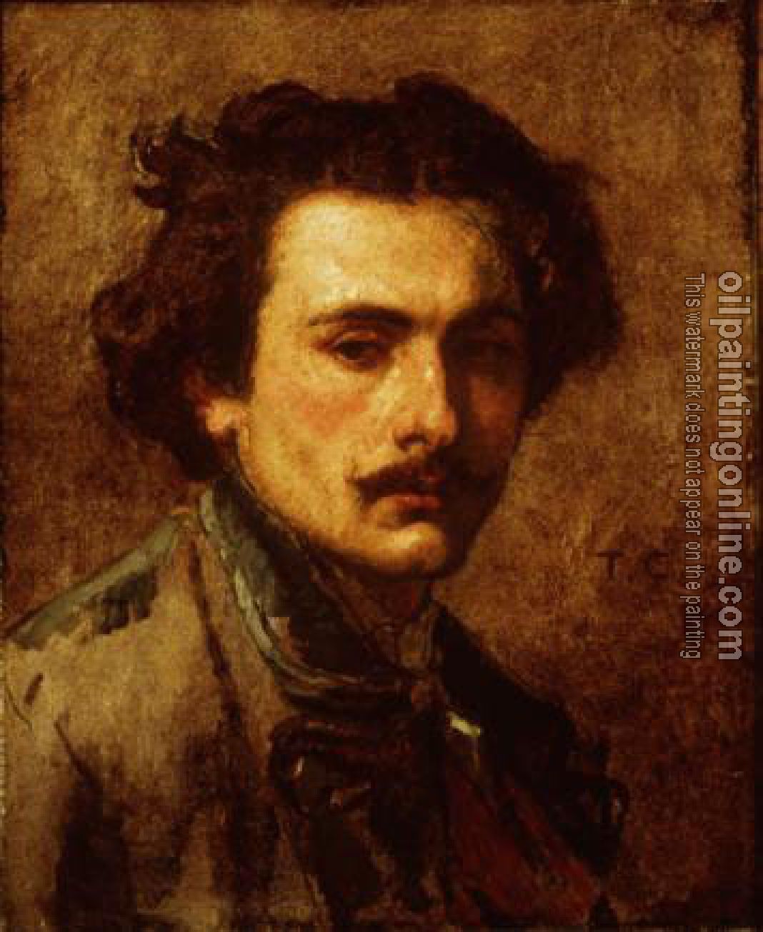 Thomas Couture - Thomas Couture, self-portrait